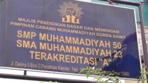 Biaya Masuk SMA Muhammadiyah 23 Jakarta Timur Tahun Ajaran Baru