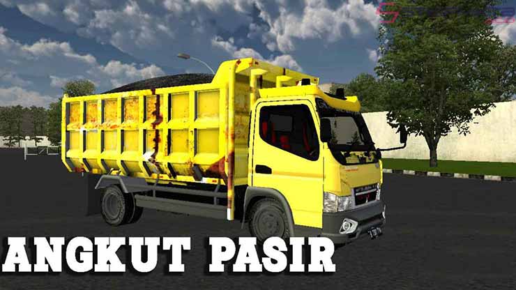 Download Mod Bussid Truck Hino Muatan Pasir