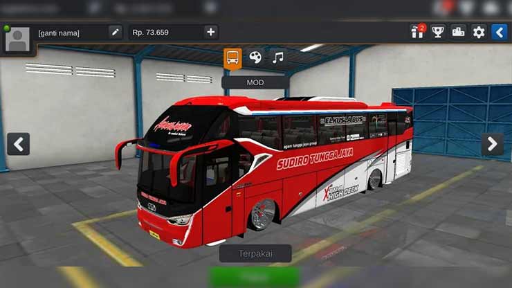 Mod Bus Racing SR2 XHD Velg Racing STJ Awanmana