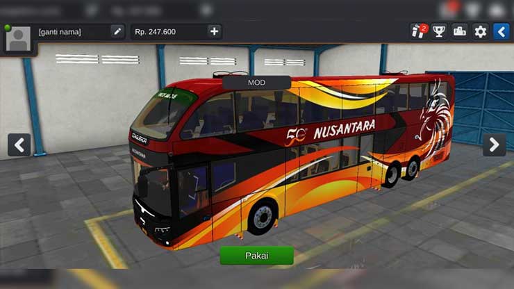 Mod Bus SDD x XHD Nusantara Conqueror