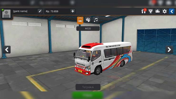 Mod Minibus Full Anim Isuzu ELF Rosalia Indah