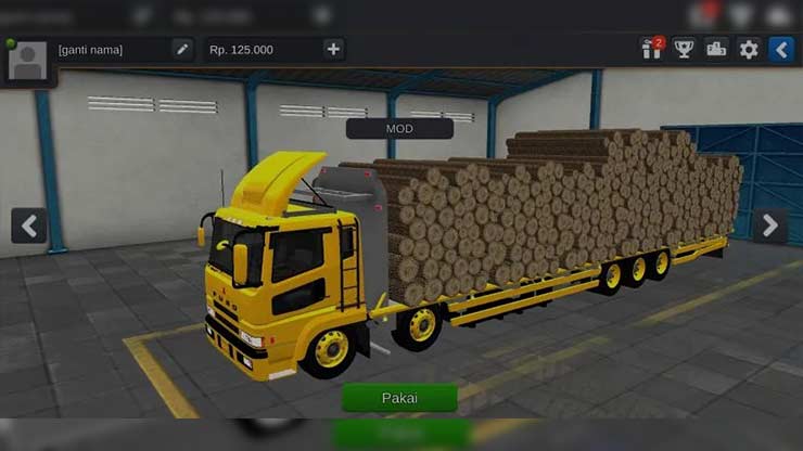 Mod Truck Fuso Muatan Kayu 2 Banyak