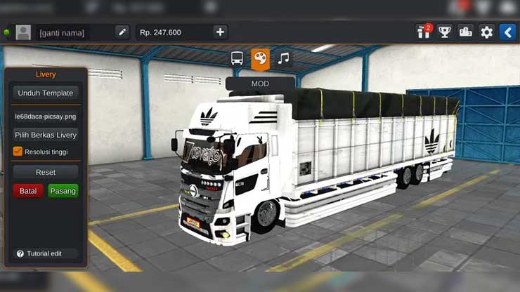 Mod Truck Hino 500 Bak