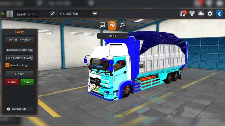 Mod Truck Hino 500 Dump