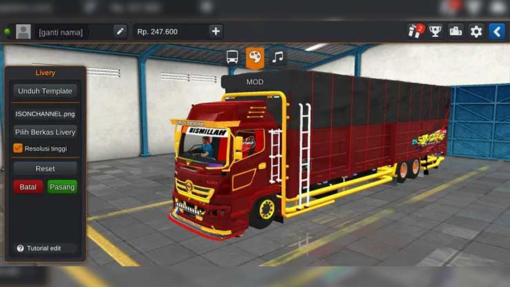 Mod Truck Hino 500 Standar