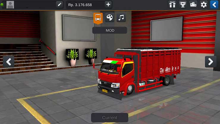 Mod Truck Hino Dutro Muat Pasir