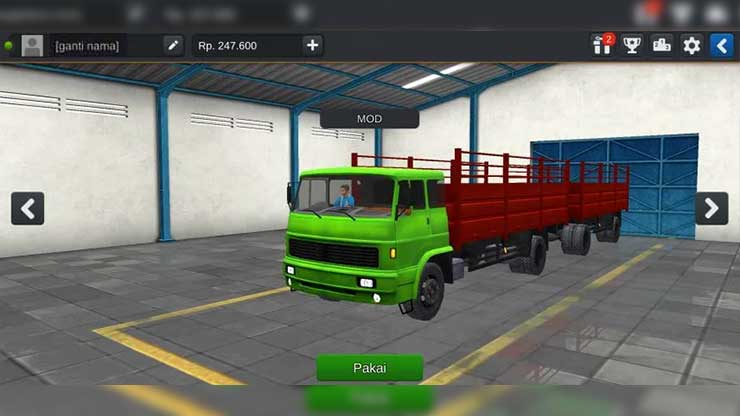 Mod Truck Trailer Hino 500 BUDESIGN Full Anim