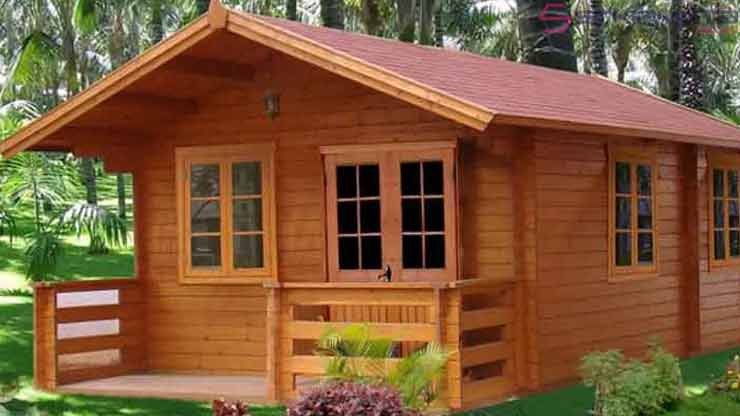 desain rumah kayu type 36