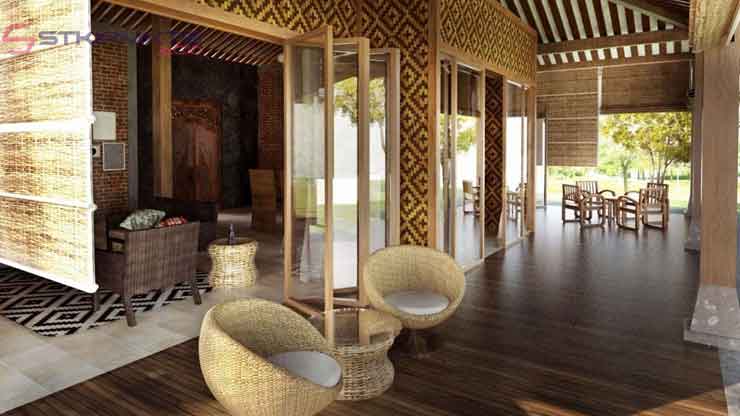 Rancangan Desain Teras Rumah Jawa